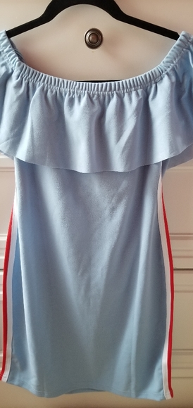 Mini Dress with Ruffle - Picture 3 of 3